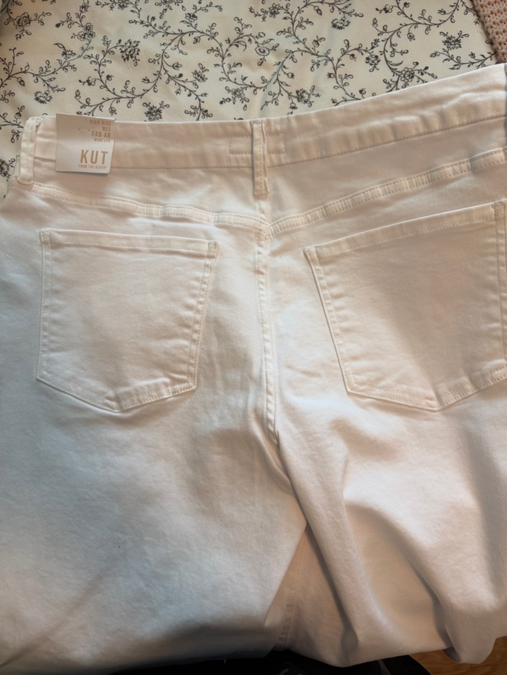 Kut From The Kloth Meg High Rise Fab Ab Wide Leg New! - Picture 4 of 7